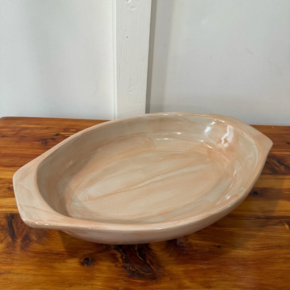 Louisville Stoneware Pottery Oval Casserole Baker Dish
